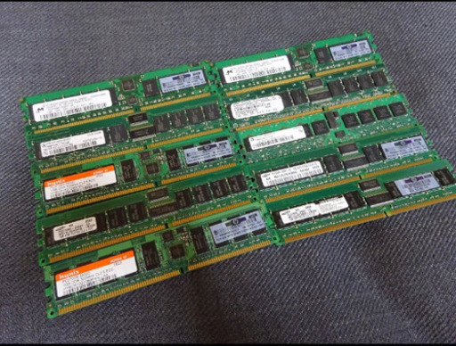 (M6-00) PCメモリ 1GB 10枚セット 現状品 パソコン 周辺機器