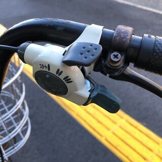 《レンタサイクル店使用　自転車整備士整備済み！》53中古車　26インチ　シティサイクル　ブラック　3段変速付きの画像