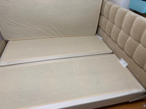 【大塚家具】クイーンサイズベッド&マット品川区の家具