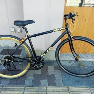 L.i.G MOVE 700cクロスバイク アルミ/ 7speed/ブラック×ゴールド