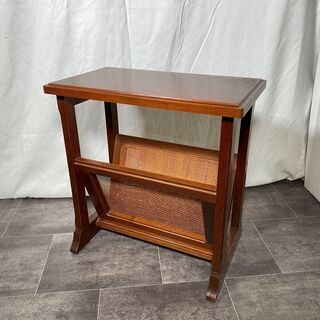 maruni マルニ マガジンラック フリーラック 茶 中古品