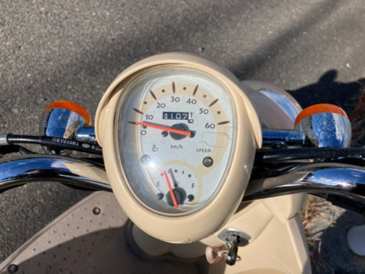 【売約済】美品 実働 BT新品 バリ溝 シート張替え ホンダ AF55 スクーピー 原付 4ストバイク スクーター