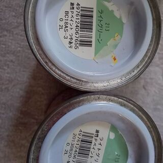 油性、鉄部木部用0.2Lを2缶ライトグリーンの画像