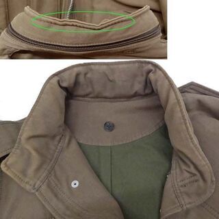 本物★バーバリーブルーレーベル メンズ ジャケット M ブラウン×カーキ 収納フード付 三陽商会 ジャンパー 秋 BURBERRY BLUE LABEL ブルゾン  ☆ PayPay(ペイペイ)決済可能 ☆ 札幌市 豊平区 平岸 アウトレットモノハウスの画像