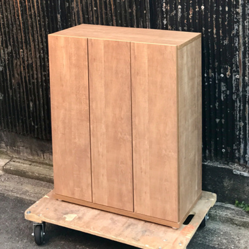 LOWYA 幅75シューズボックス　ナチュラル