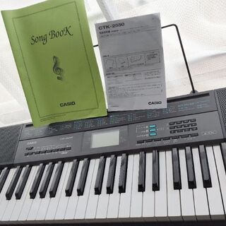 CASIO CTK-2550 キーボード 電子ピアノ(スタンド付き)