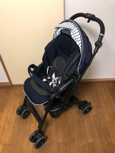 【受け渡し完了しました】AB型 ベビーカー コンビ メチャカルハンディオート4キャス コンパクト エッグショック HG 