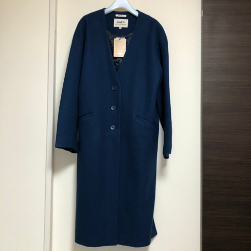 ニコアンド nikoand  ウーリーテックノーカラーコート
