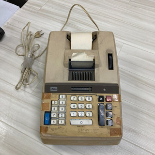 A0511 昭和レトロ　東芝　記録計算機　レジスター