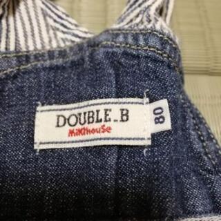 DOUBLE.B オーバーオールの画像