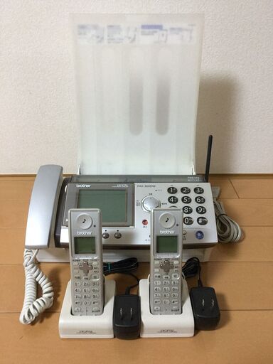 ファックス機、子機２台【brother FAX-360DW】、及びリボンカートリッジ【PC-551】