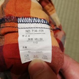 110サイズシャツ👕の画像