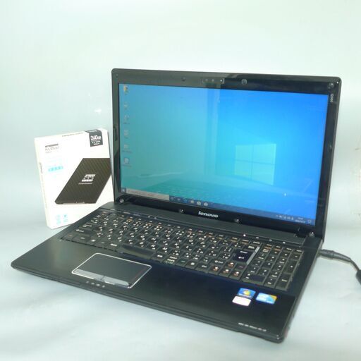 送料無料 1台限定 ノートパソコン 中古良品 15.6型 Lenovo G560 Core i3 4GB 320GB DVDマルチ 無線 テンキー カメラ Windows10 Office