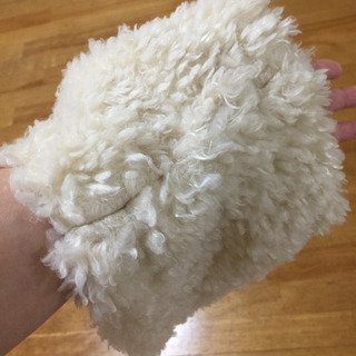 完了御礼】♥️アイボリーのネックウォーマー♥️コンパクトなスヌード♥️お顔映え♥️の画像