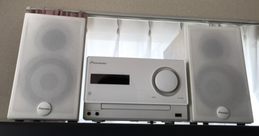 パイオニア pioneer CD ミニコンポ      X-CM32BT-W