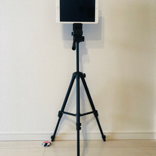 三脚 4段 アルミ ブラック iPhone iPad デジカメの画像
