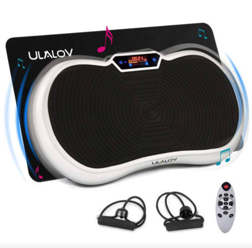 振動マシン 3D振動 ぶるぶる 振動マシーン【2020 超静音・振動調節180段階】 健康ダイエットマシン 筋トレ 脂肪燃焼 産後フィットネスマシン ダイエット 【専用マット贈り】 音楽プレイヤー機能 日本語説明書付