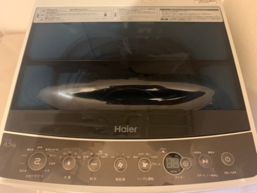 洗濯機4.5㎏　ハイアールHaier 2018年製