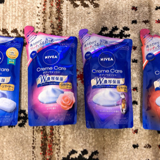 【香り比べ4種セット】ニベア ボディソープ 詰め替え