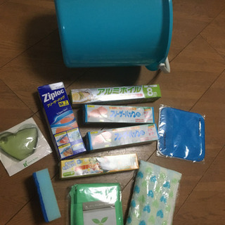 ❤️新品11点✋バケツ、タオル、エコバック、フリーザーバックパック、アルミホイル他★の画像
