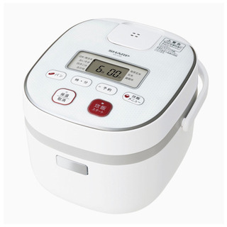 3／17す15時　シャープ 炊飯器 0.54Lタイプ ホワイト系...