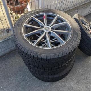 【取引終了】215/55 R17 スタッドレスタイヤ付ホイール４...