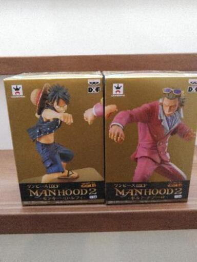 値下￥1800→￥1300 フィギュア(ﾜﾝﾋﾟｰｽONE PIECE)2体ｾｯﾄ　人形