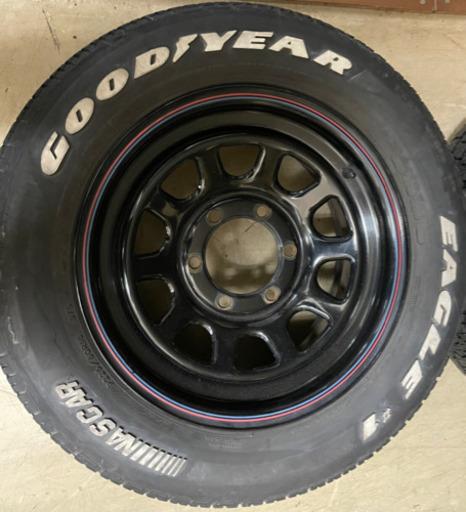 バリ溝 GOOD YEAR 225/60R16 （青0522） バリ溝 GOOD YEAR 225/60R16 （青0522） タイヤ＆ホイール4本