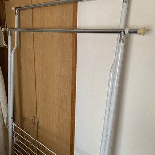 大容量！室内用洗濯物干しの画像