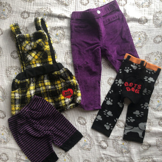 女の子 冬服 90-95 まとめ売り アウター付き 新品未開封あり 13点の画像