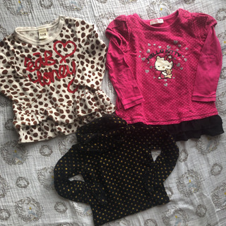 女の子 冬服 90-95 まとめ売り アウター付き 新品未開封あり 13点の画像