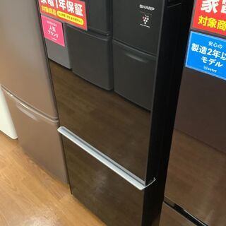 SHARP　シャープ　2ドア冷蔵庫　SJ-GD14C-B　201...