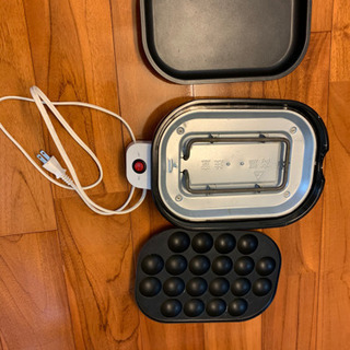 ホットプレート、たこ焼きグリルセット