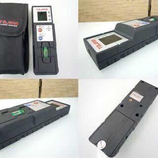 レーザー墨出し器 ケース 付き 説明書付き タジマ   ゼロジー グリーンレーザーレシーバー RCV-G の画像