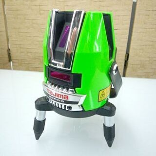 レーザー墨出し器 ケース 付き 説明書付き タジマ   ゼロジー グリーンレーザーレシーバー RCV-G の画像