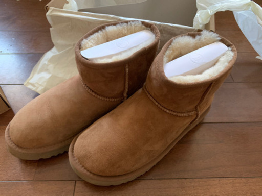 UGG アグ ムートンブーツ  クラシックミニII チェスナット