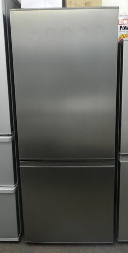 【配送・設置無料】セット割引有り★2015年製 アマダナ 184L 2ドア冷蔵庫 シルバー ARF-A18(S)