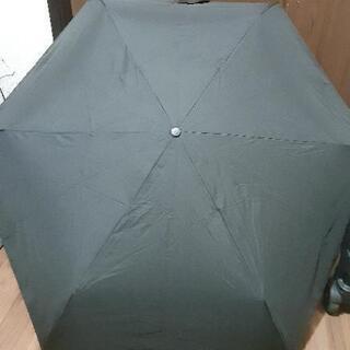 黒の折り畳み傘の画像
