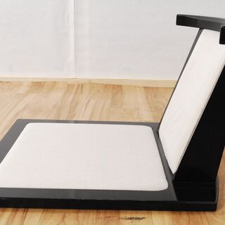 モリシゲ　最高級　座椅子　水葉　栓材　木地仕上げ　和モダン　美品 4136 MORISHIGE モリシゲ 6脚セット 水葉 樺材 漆塗り 座椅子 1