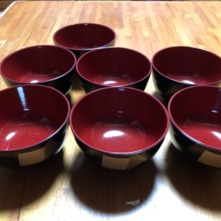 お椀7つ