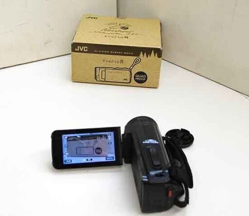 JVC ビデオカメラ GZ-R470-H 32GB 防水 防塵 ハイビジョンメモリームービー EverioR/エブリオ ケンウッド ビ