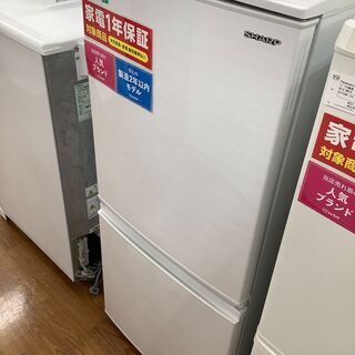 SHARP　シャープ　2ドア冷蔵庫　SJ-D14E-W　2019...