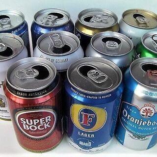 輸入ビール★海外の珍しいBEERの空き缶コレクション10缶セット◆ディスプレイにコレクター向き格安の画像