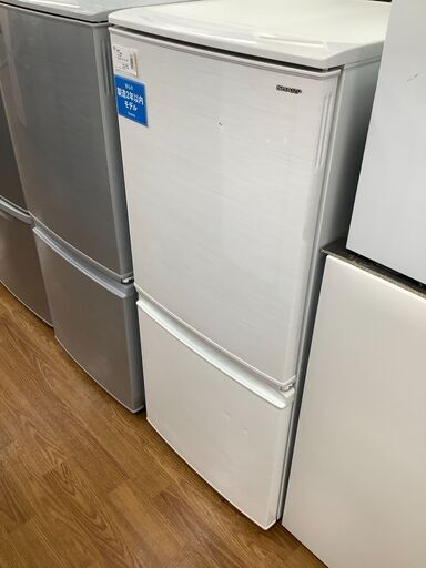 SHARP　シャープ　2ドア冷蔵庫　SJ-D14D-W　2018年製　【トレファク　川越店】