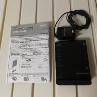 NEC Wi-Fiルーターの画像