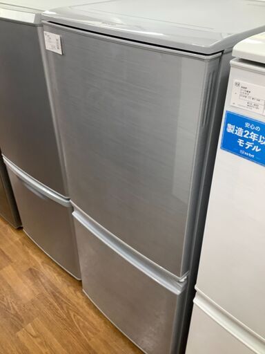 SHARP　シャープ　2ドア冷蔵庫　SJ-D14B-S　2016年製　【トレファク　川越店】
