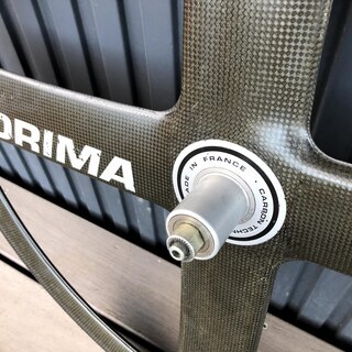 （取りに来てくれる方優先）コリマ カーボンホイール  前後セット の画像