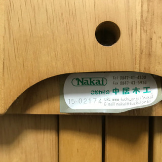 折り畳み式すのこベッドの画像