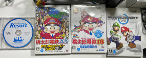 【本日15000円にお値下げ中】Wii 本体 セット 桃太郎電鉄 マリオカート Wiiスポーツリゾート