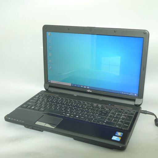 送料無料 1台限定 ノートPC 中古良品 15.6型 富士通 AH530/3A Core i3 4GB 500GB DVDRW 無線 Win10 テンキー付 windows10 LibreOffice